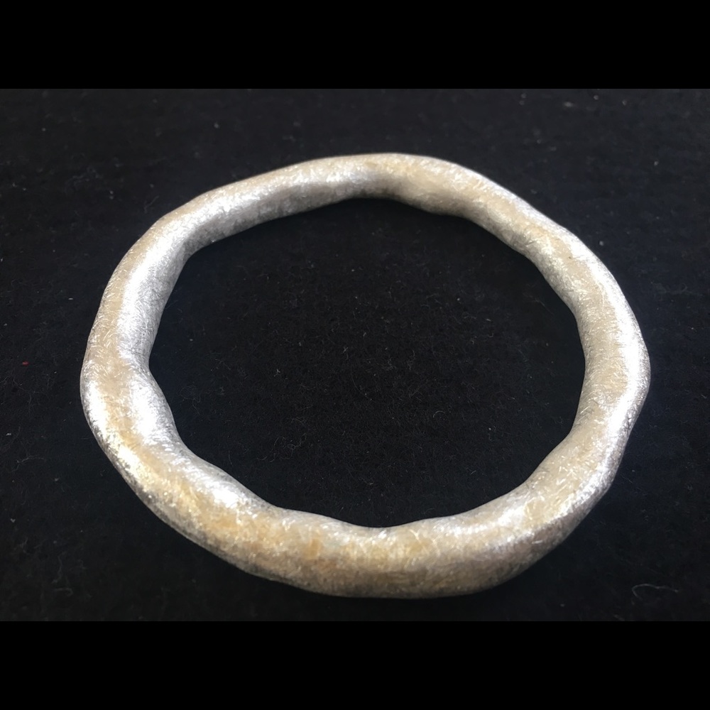 Bangle brushed made of 925 sterling silver